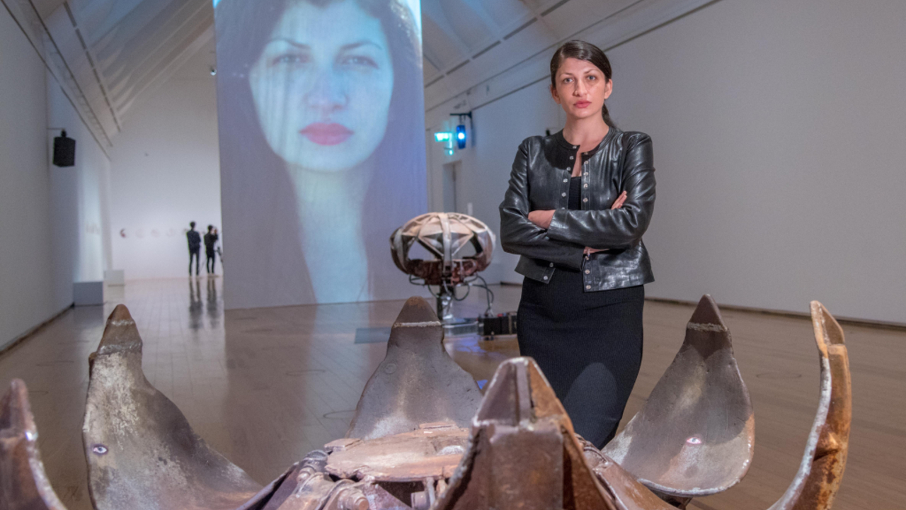 Foto: Selma Selmans neue Ausstellung in der Schirn © Bernd Kammerer