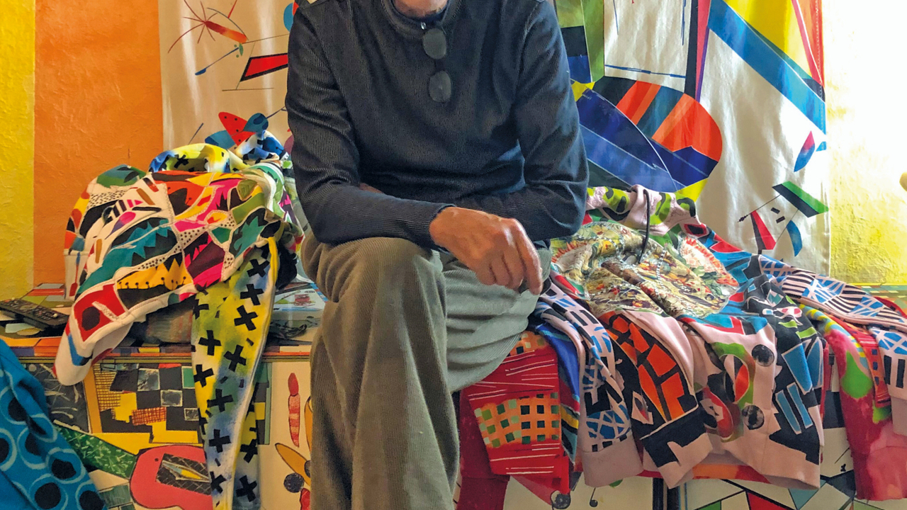 Foto: Hamid Zénati in seinem Münchner Atelier © Anna Schneider, Hamid Zénati Estate and the photographers