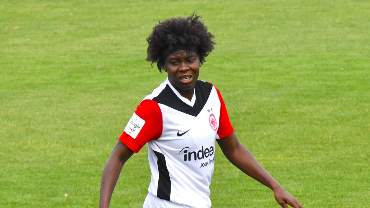 Foto: Doppeltorschützin Nicole Anyomi © Detlef Kinsler
