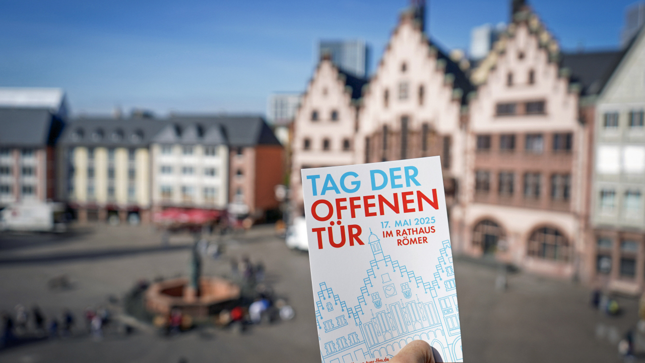 Foto: Am Samstag ist Tag der offenen Tür im Römer. © Stadt Frankfurt am Main/Jan Hassenpflug