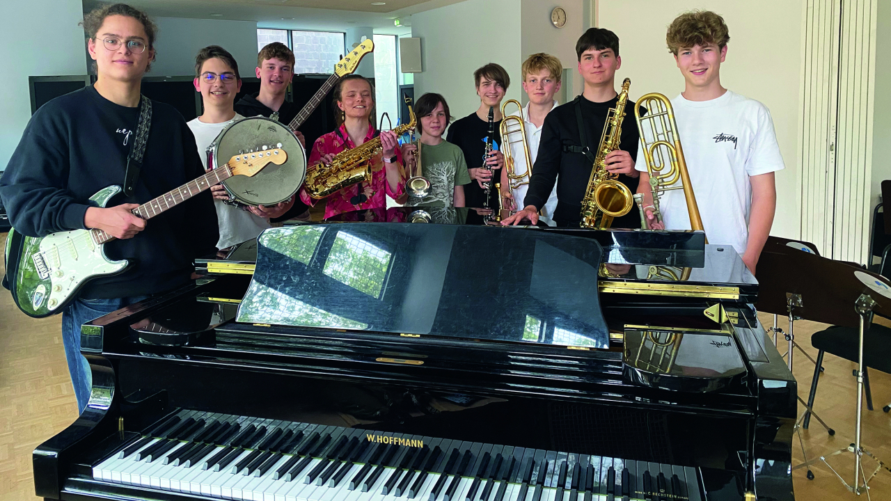 Foto: „Swing - Jugendliche Subkultur unter den Nazis“ – ein Projekt der Musikschul-Bigband © Jonas Lohse