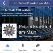 Frankfurter Polizei auf Facebook und Co.
