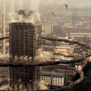 Alieninvasion in Frankfurt im Kurzfilm Rakka