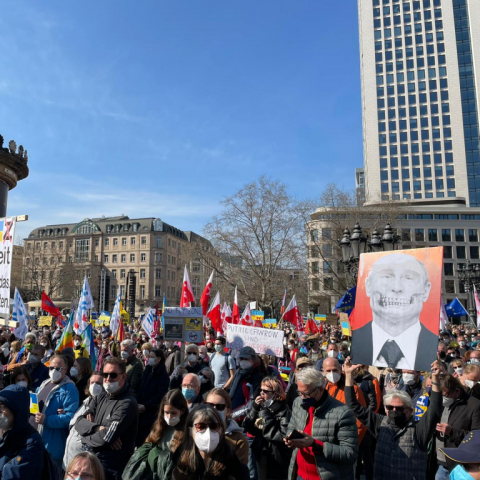 Frankfurt zeigt Solidarität