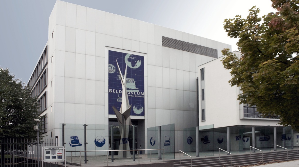 Das Geldmuseum befindet sich auf dem Gelände der Zentrale der Deutschen Bundesbank.; Foto: Geldmuseum