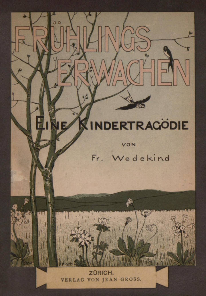 Foto: Frühlings Erwachen, Einband der Originalausgabe von 1891